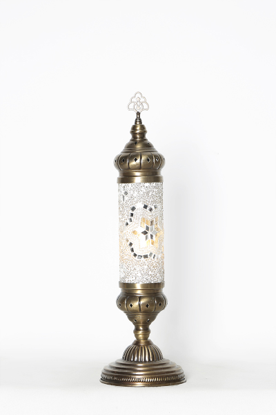 No.1 Size Cylinder Mosaic Table Lamp